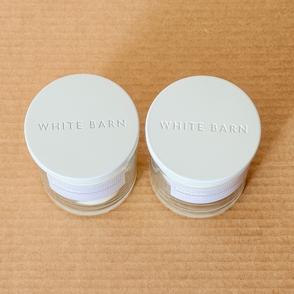 2 X White Barn Bath & Body Works White Pumpkin Soy Wax Single Wick Candle 8 oz - Picture 3 of 9